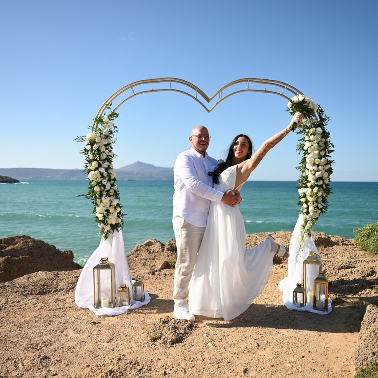 Отзывы наших клиентов. Свадьбы в Греции на Крите и Санторини, фотограф — Екатерина Романова