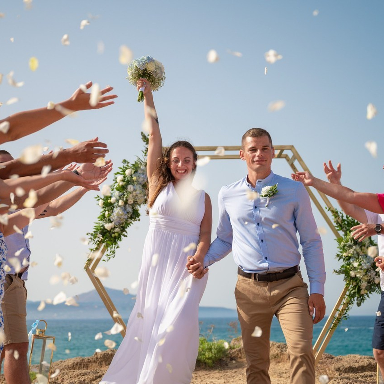 Отзывы наших клиентов. Свадьбы в Греции на Крите и Санторини, фотограф — Екатерина Романова