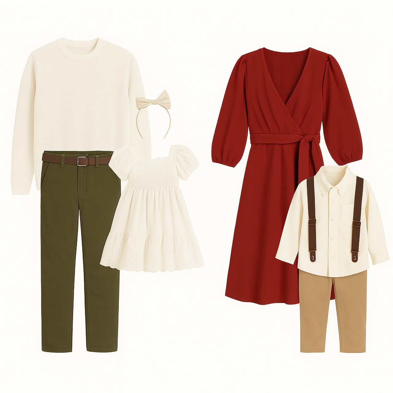 OUTFIT INSPO FOR CHRISTMAS MINI SESSIONS. Newborn and family photographer. Hills District. Sydney