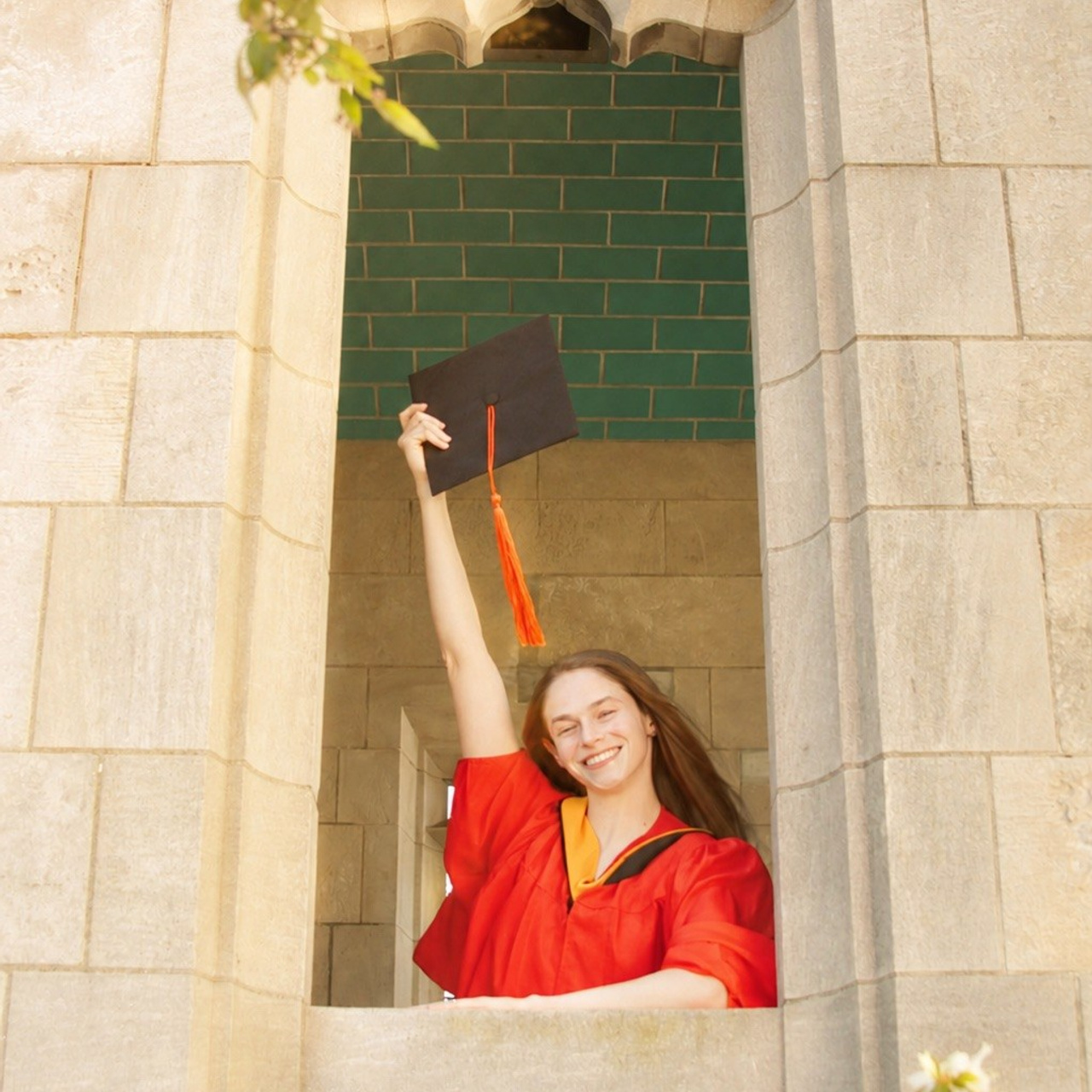 Masters graduation with Rach