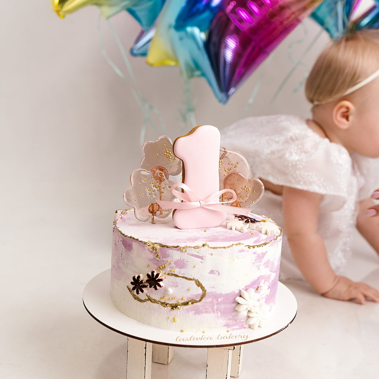 Cake Smash. Bébé Newborn Photographer in Copenhagen