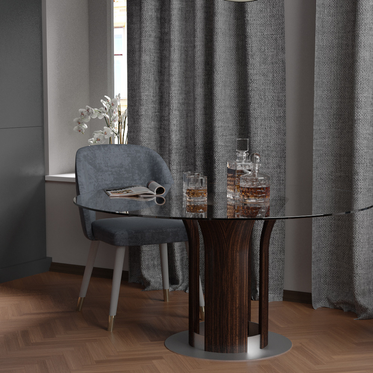 LIVING ROOM. 3D visualization