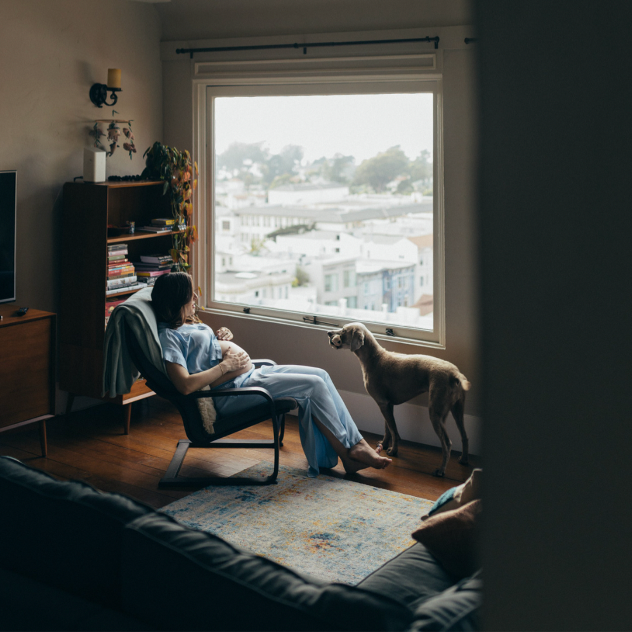 Cozy Home Maternity Photo session