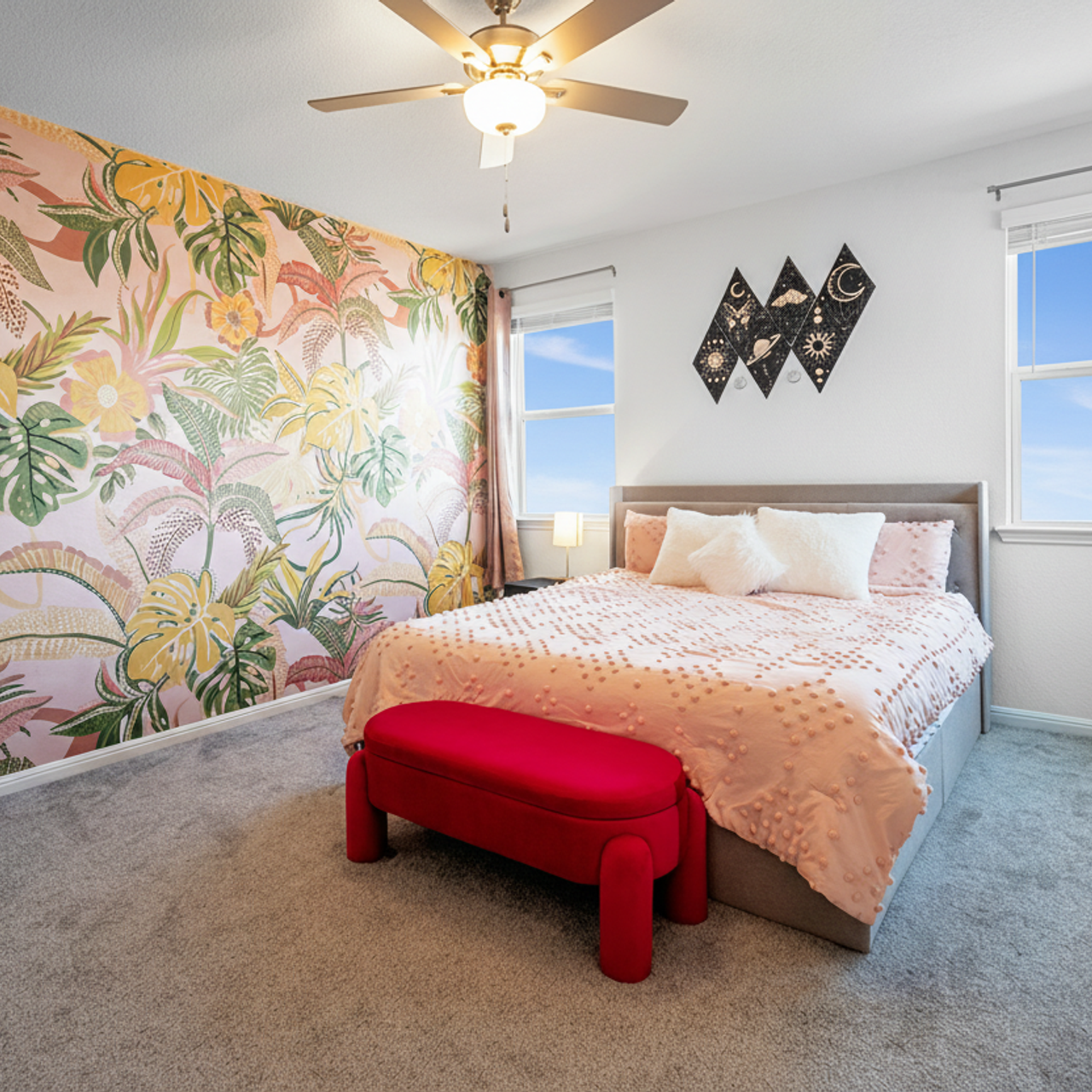 Luxury bedroom interior design photography Austin Texas