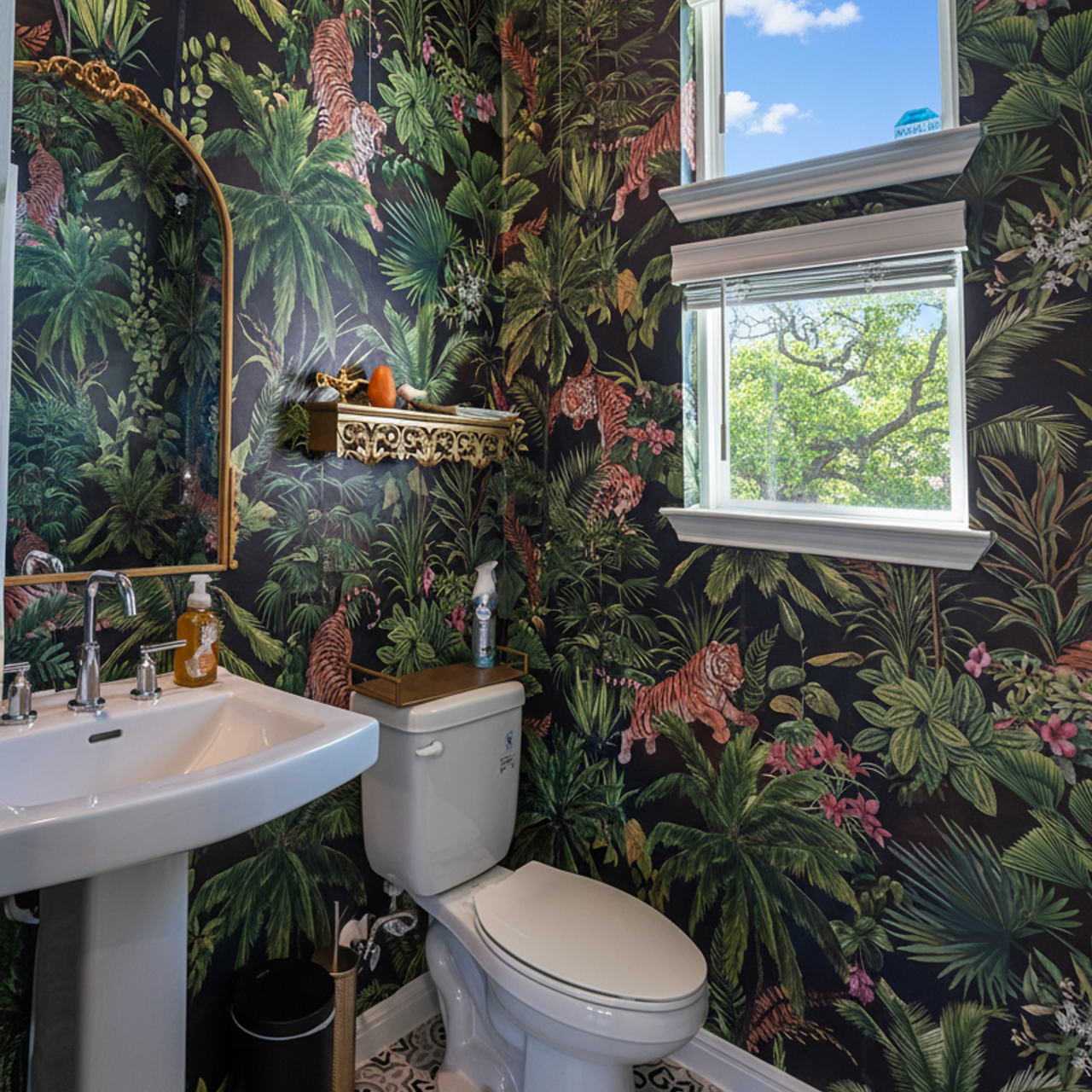 Contemporary bathroom design photography Austin TX