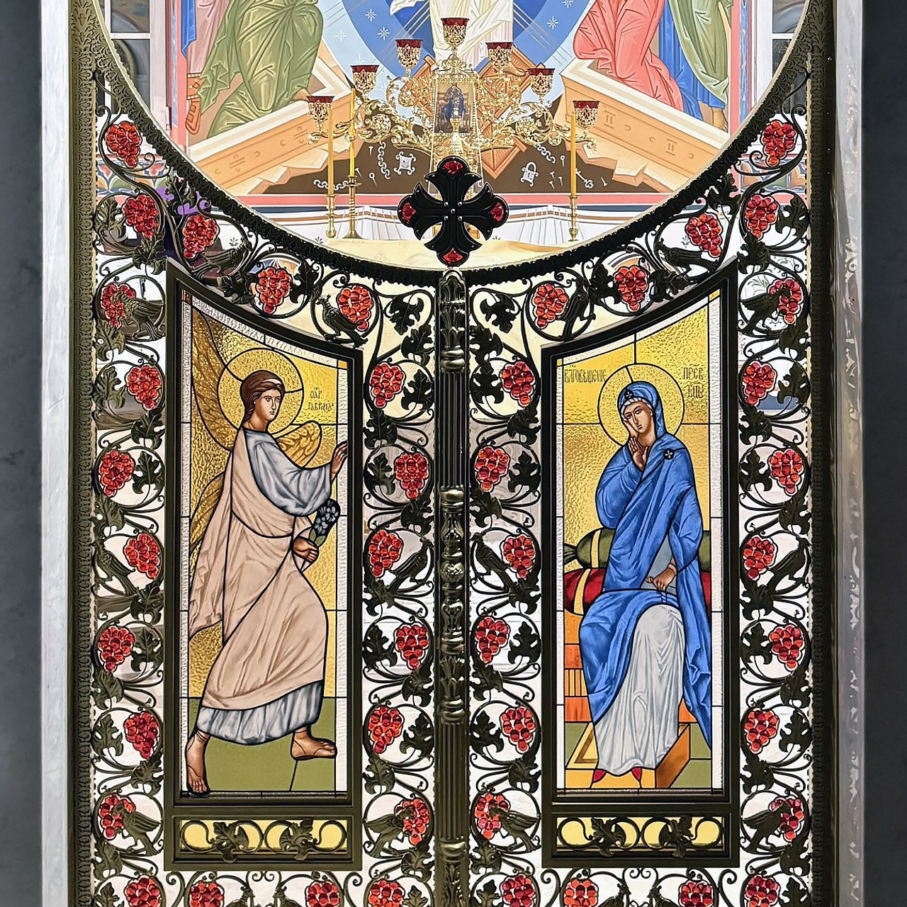 Царские и&nbsp;диаконские врата в&nbsp;Храме Святителя Василия Великого. г.&nbsp;Жлобин