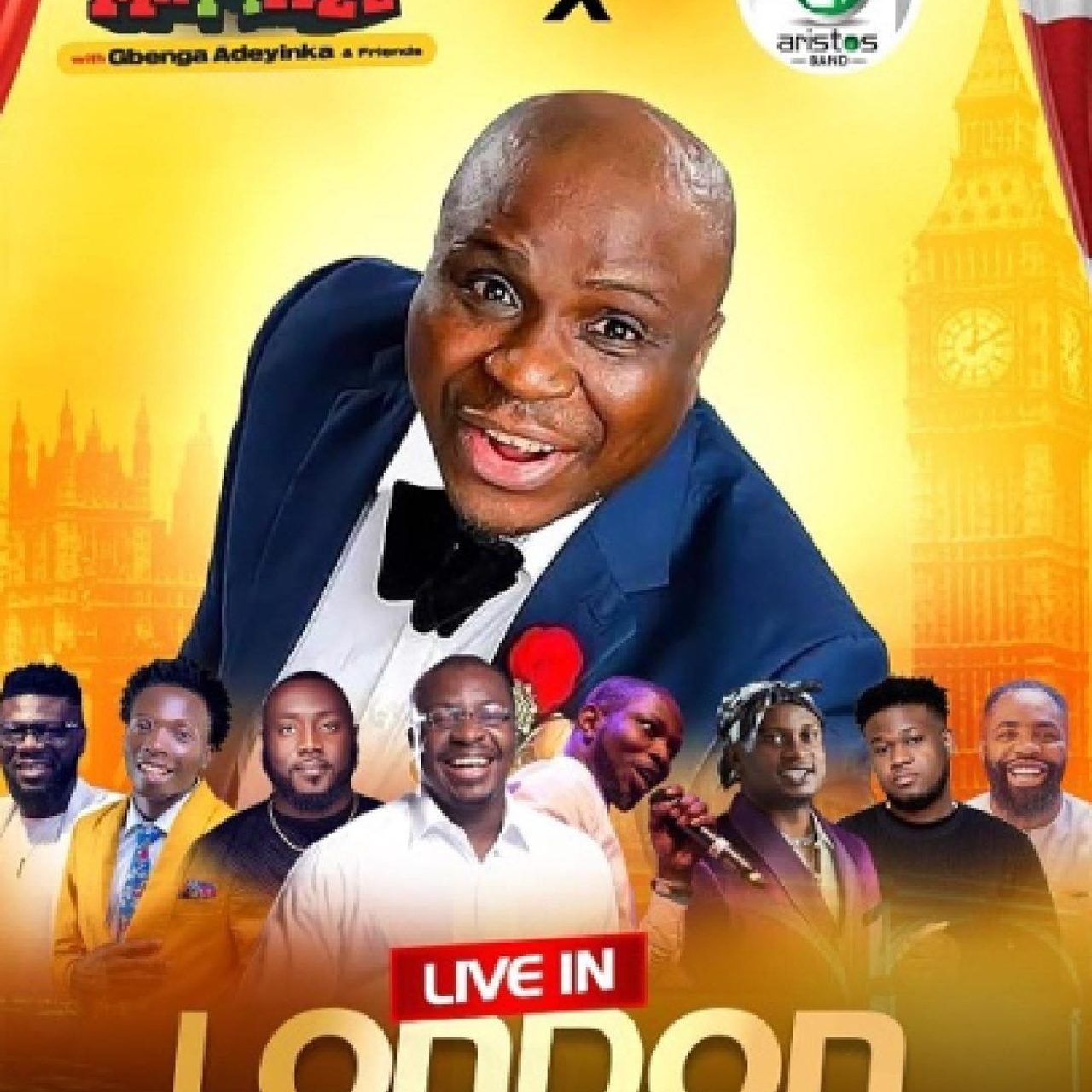 Aristos Band and Laff Mattazz live in London