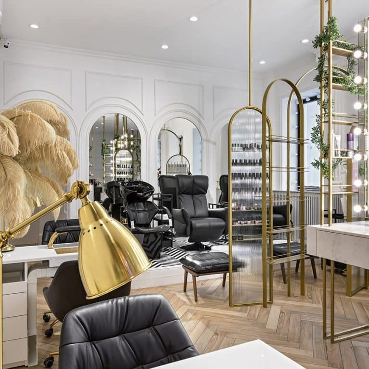 LADY GADIVA HAIR & BEAUTY SALON. Interior Design & 3D Rendering | AB Design Buro