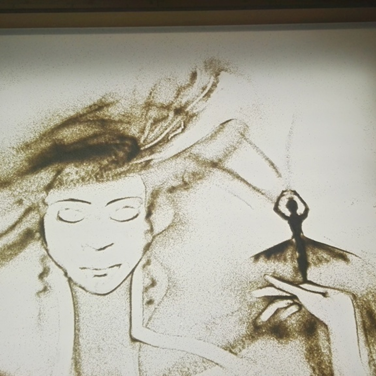 Sand animation and art