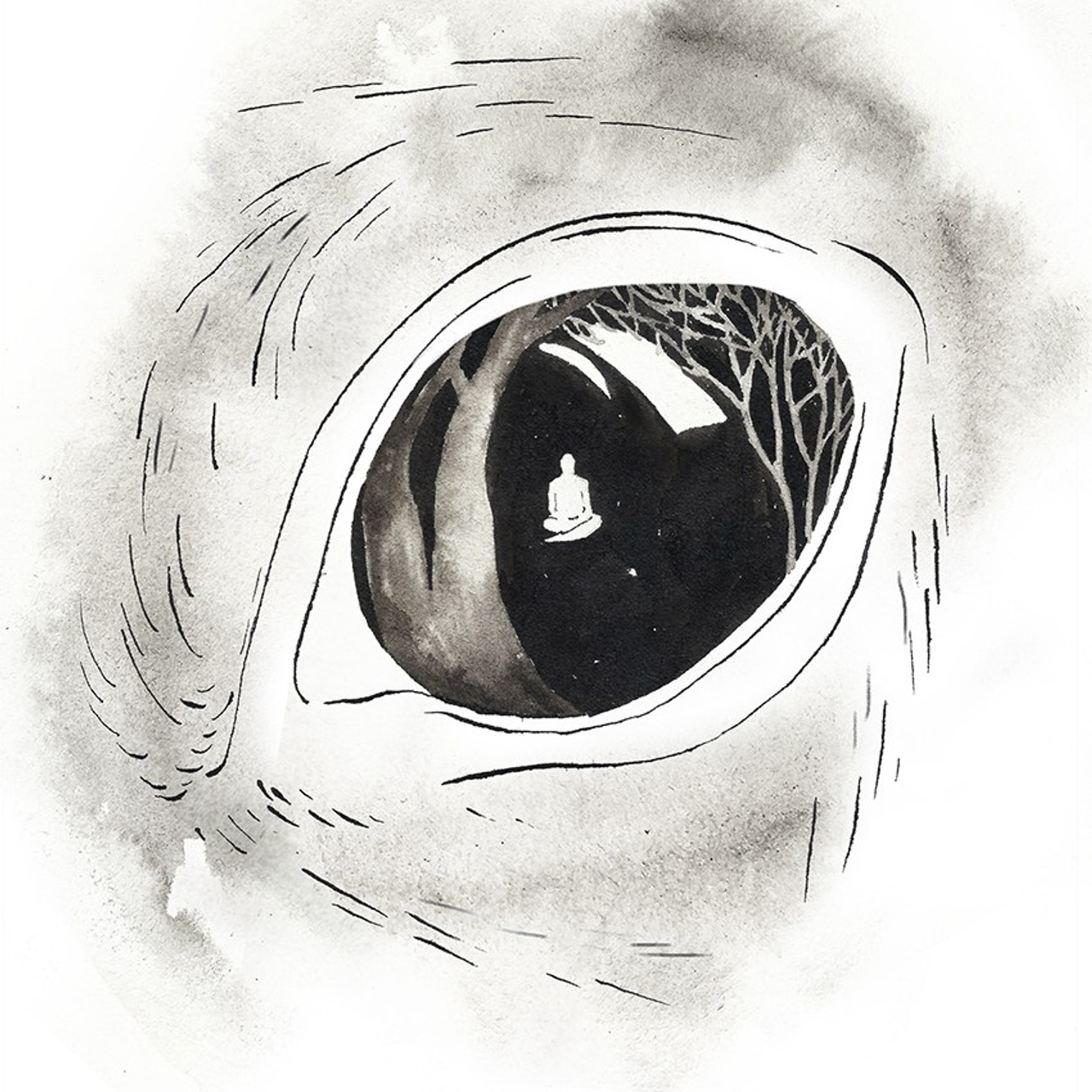 Iliustration for book by Wawrzyniec Jan Dąbrowski “Alchemia Czarnych Lodowców”