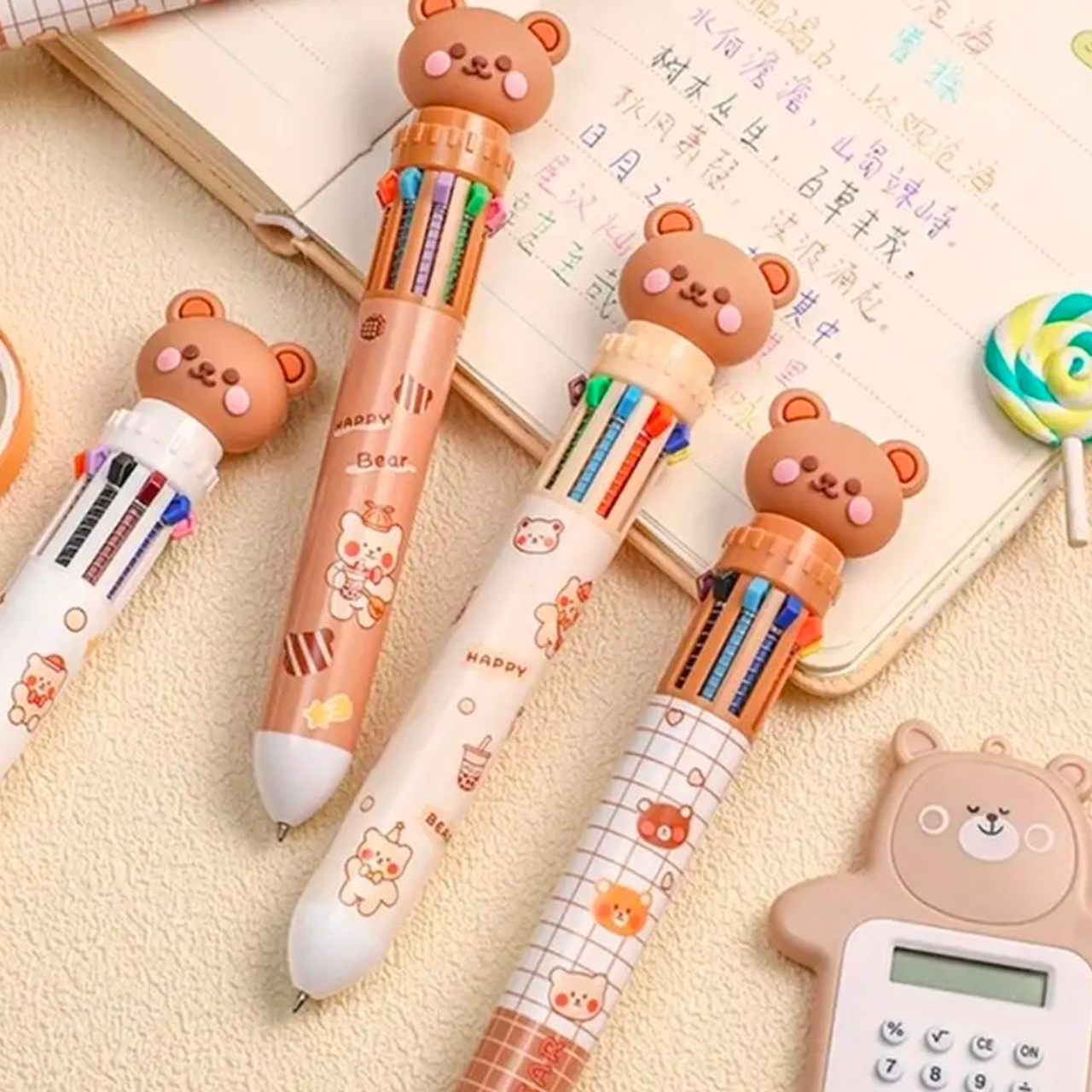 Ручка многоцветная 10 цветов - 54.990 сум