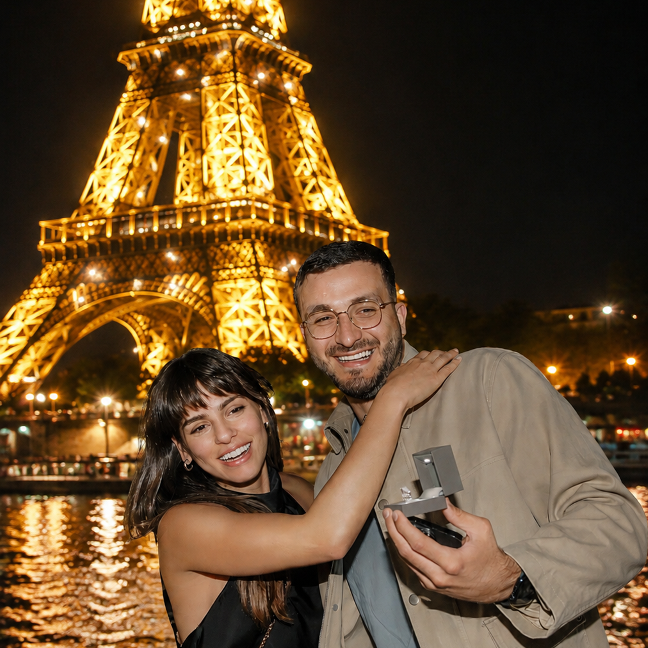 Night Photography in Paris: The Ultimate Luxury Experience for Couples & Proposals. Photographe à Paris