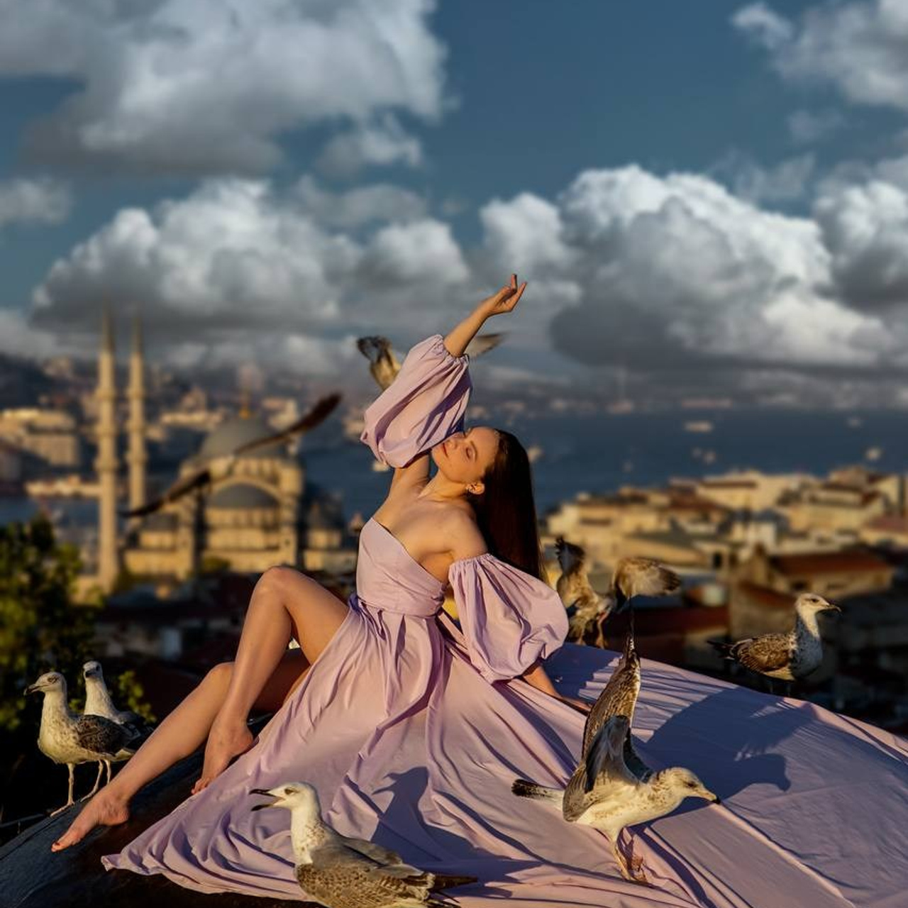 Фотограф в Стамбуле