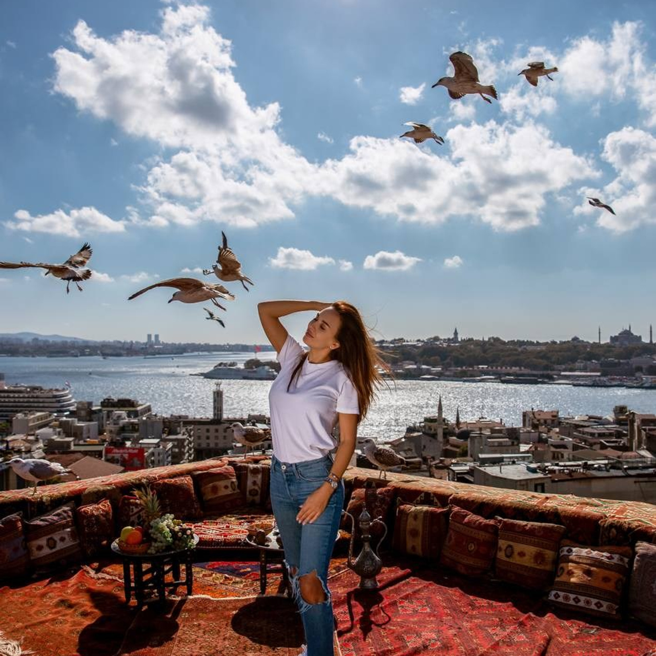 Фотограф в Стамбуле