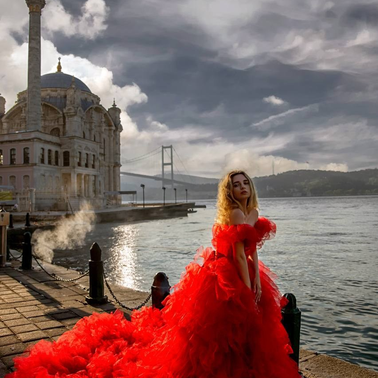 Фотограф в Стамбуле