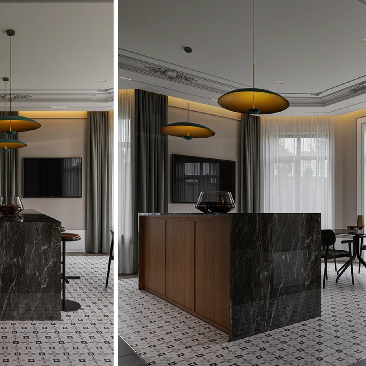 Grand Park/ Kitchen design. Il-kin.com