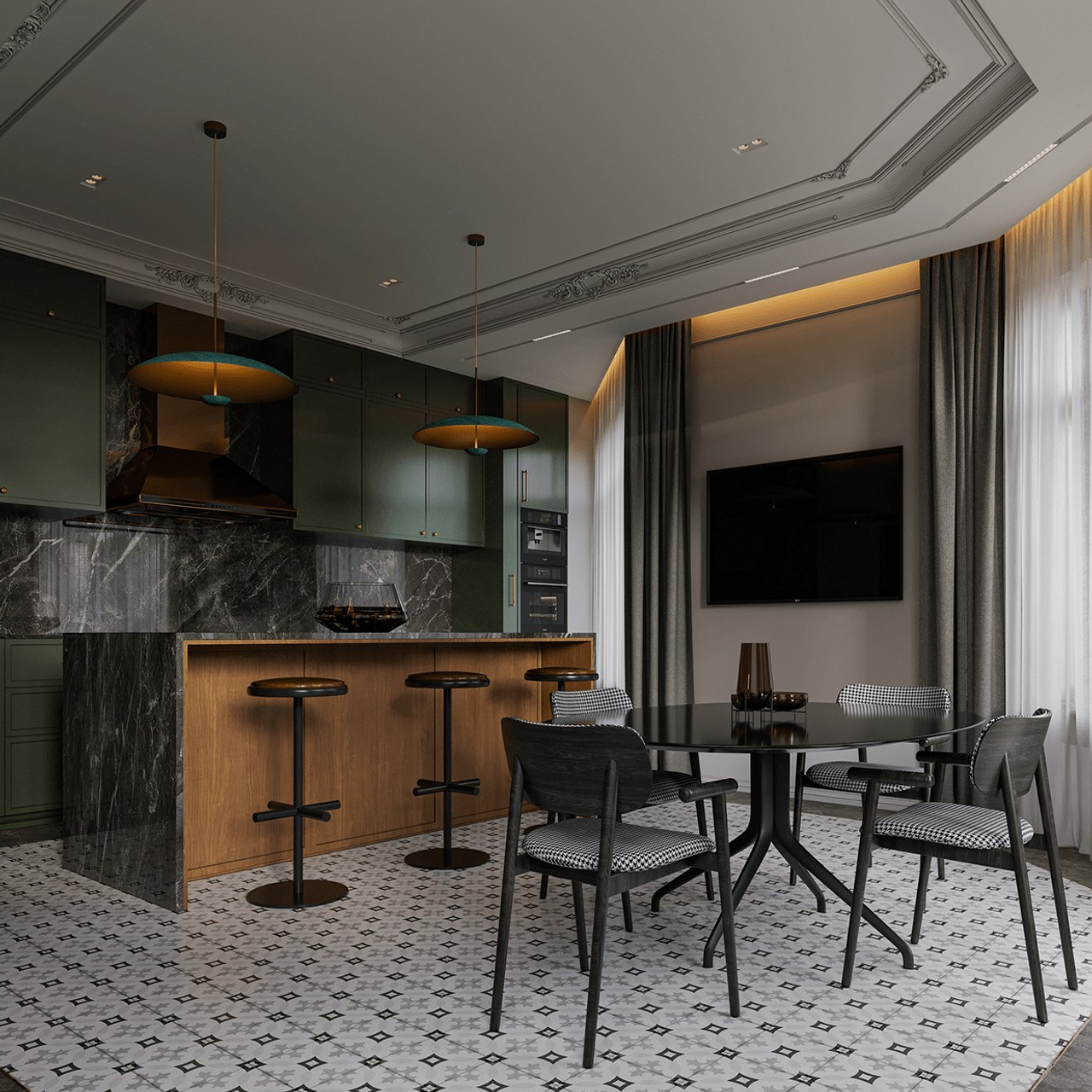 Grand Park/ Kitchen design. Il-kin.com