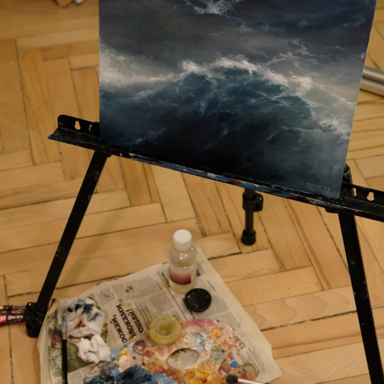 Масло. Художник преподаватель Полина Черноярова