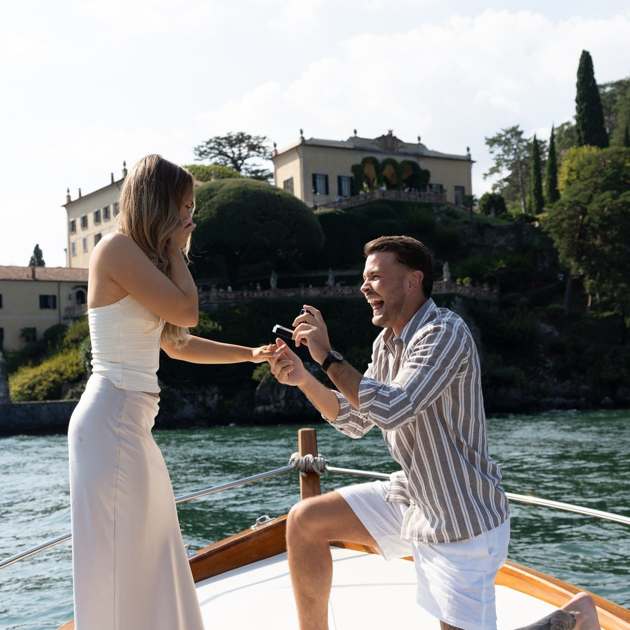 Lake Como Proposal Photographer | Surprise Proposals & Engagements