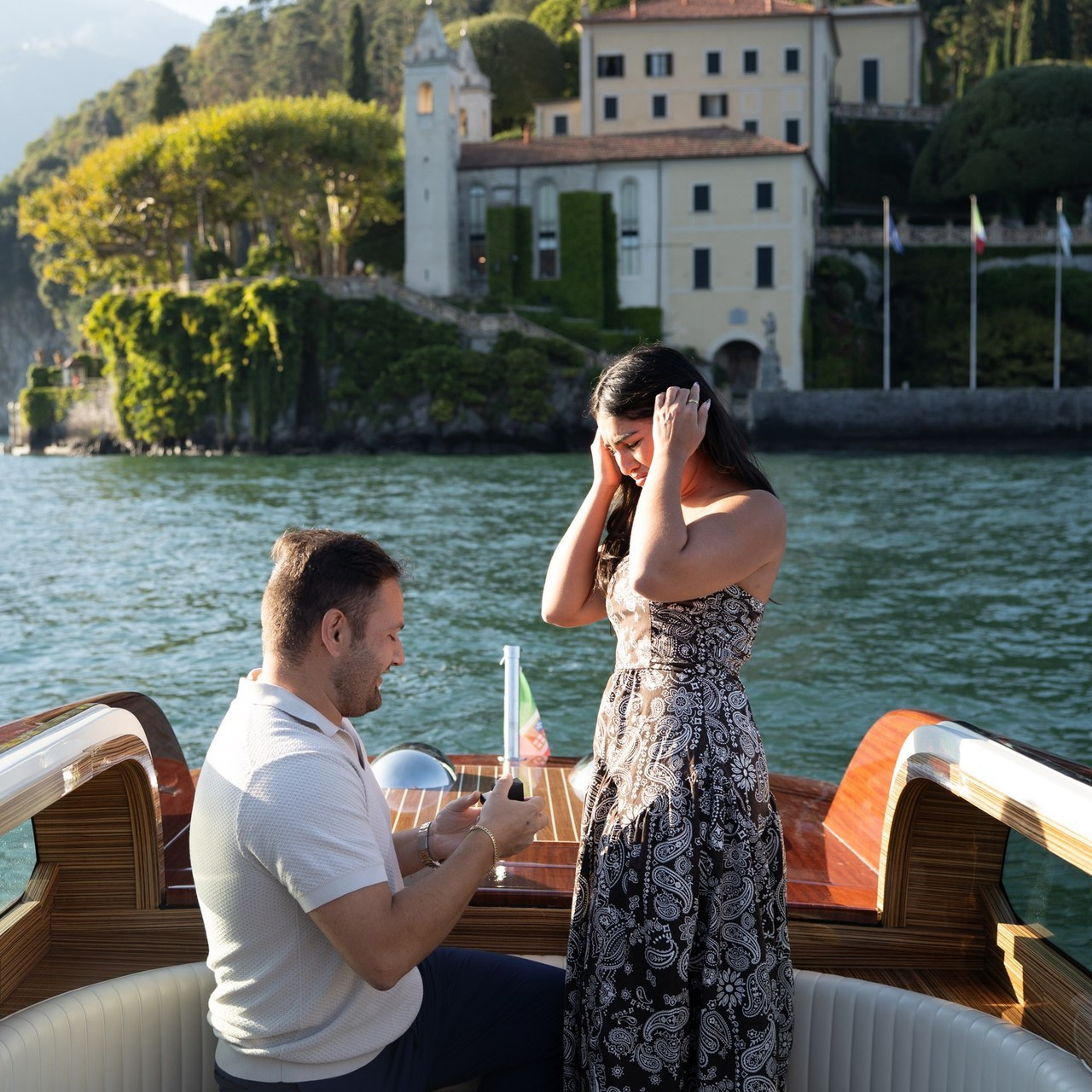 Lake Como Proposal Photographer | Surprise Proposals & Engagements
