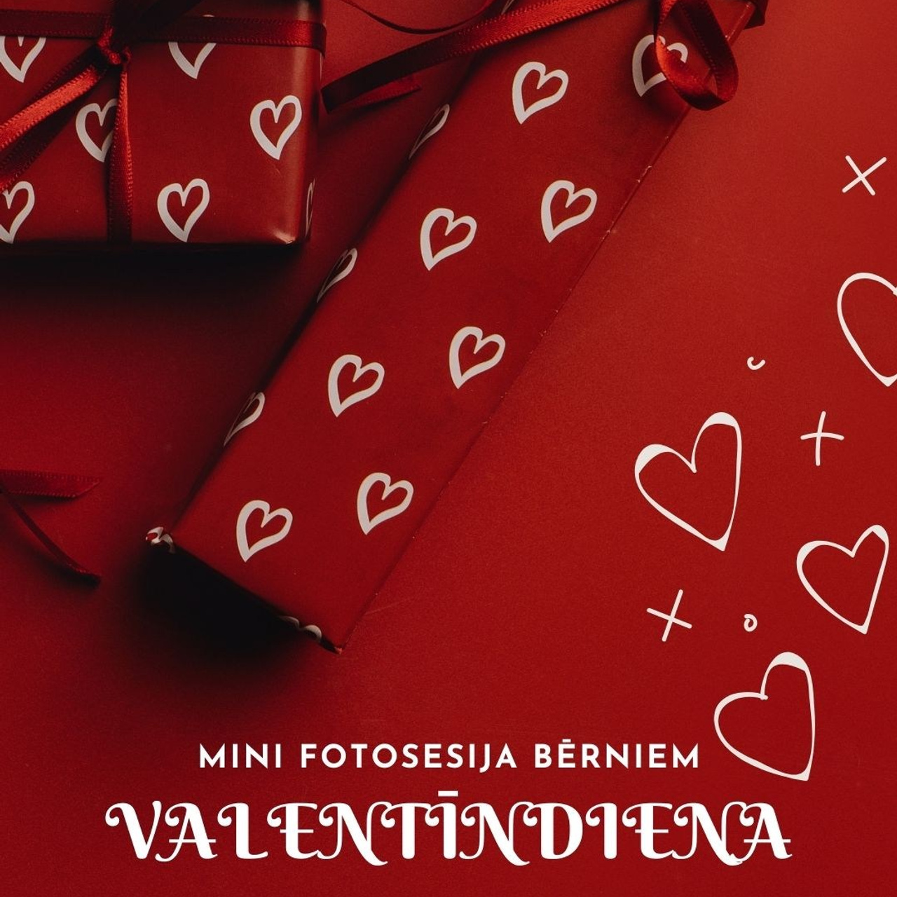 Mini fotosesija Valentīndienas tematikā. Populārākā kāzu, bērnu un ģimeņu fotogrāfe Latgalē Veronika Lokotko