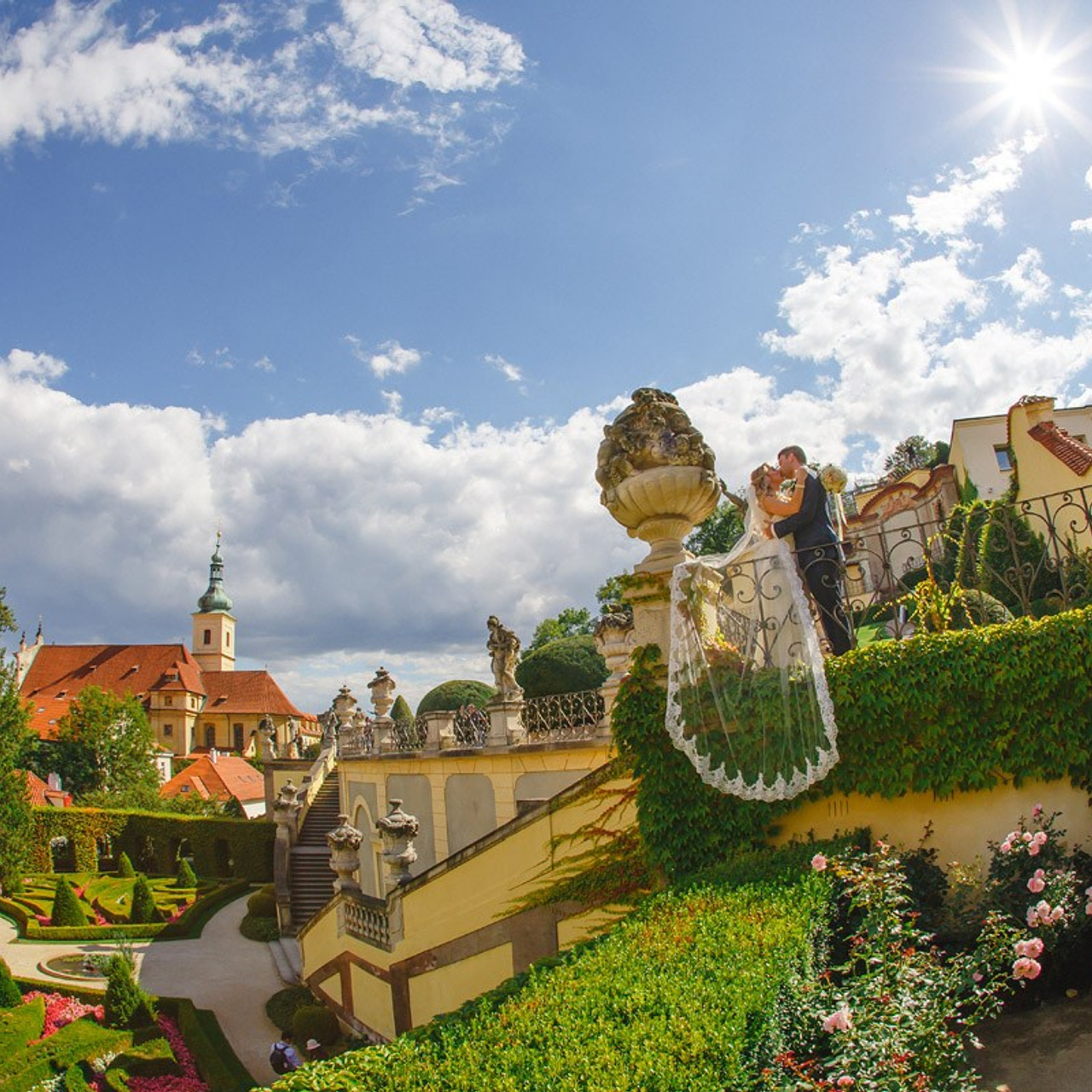 Vrtba Garden Wedding Photography: Prague’s Most Romantic Baroque Garden Venue