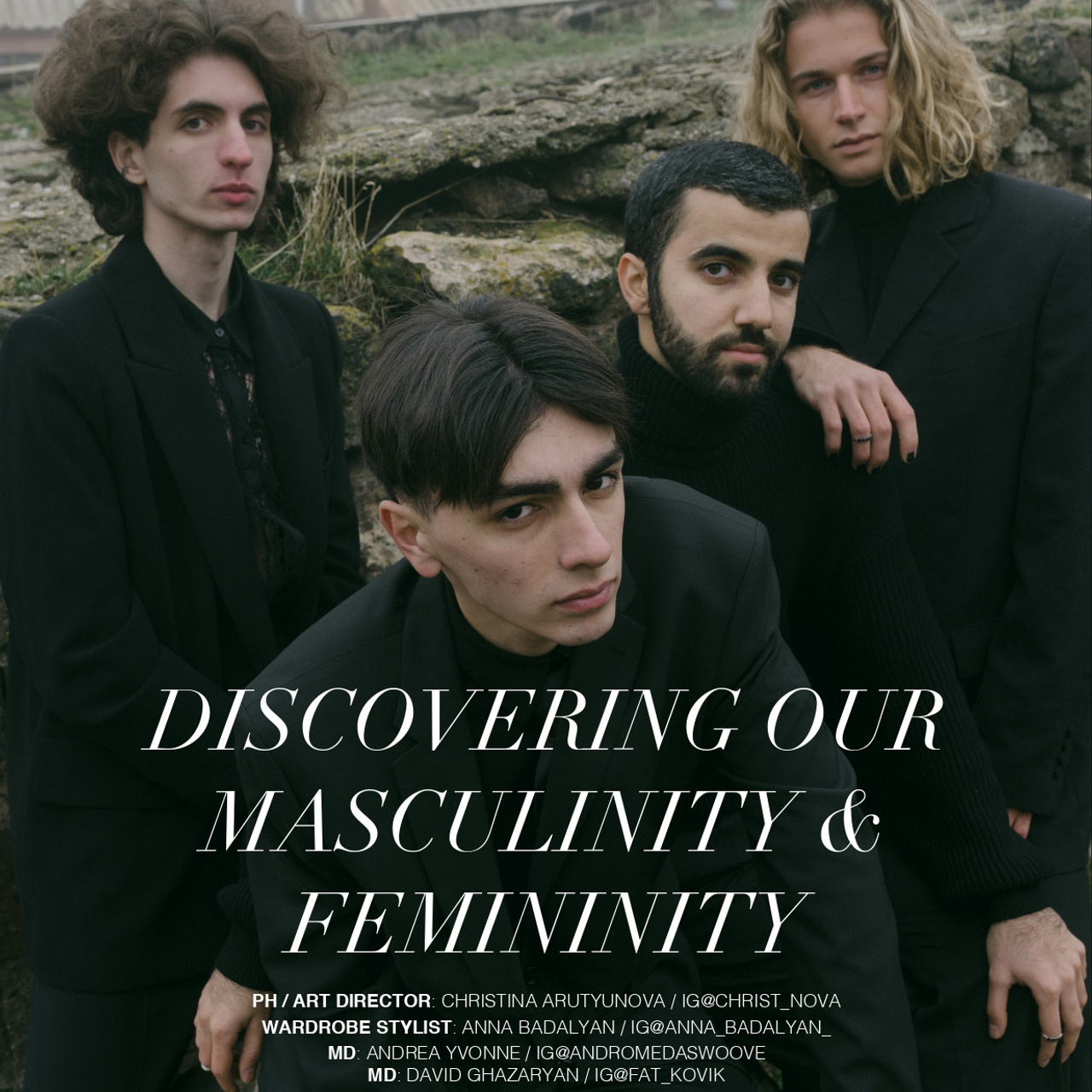 Discovering our masculinity & femininity / Rebel Magazine, March 2022