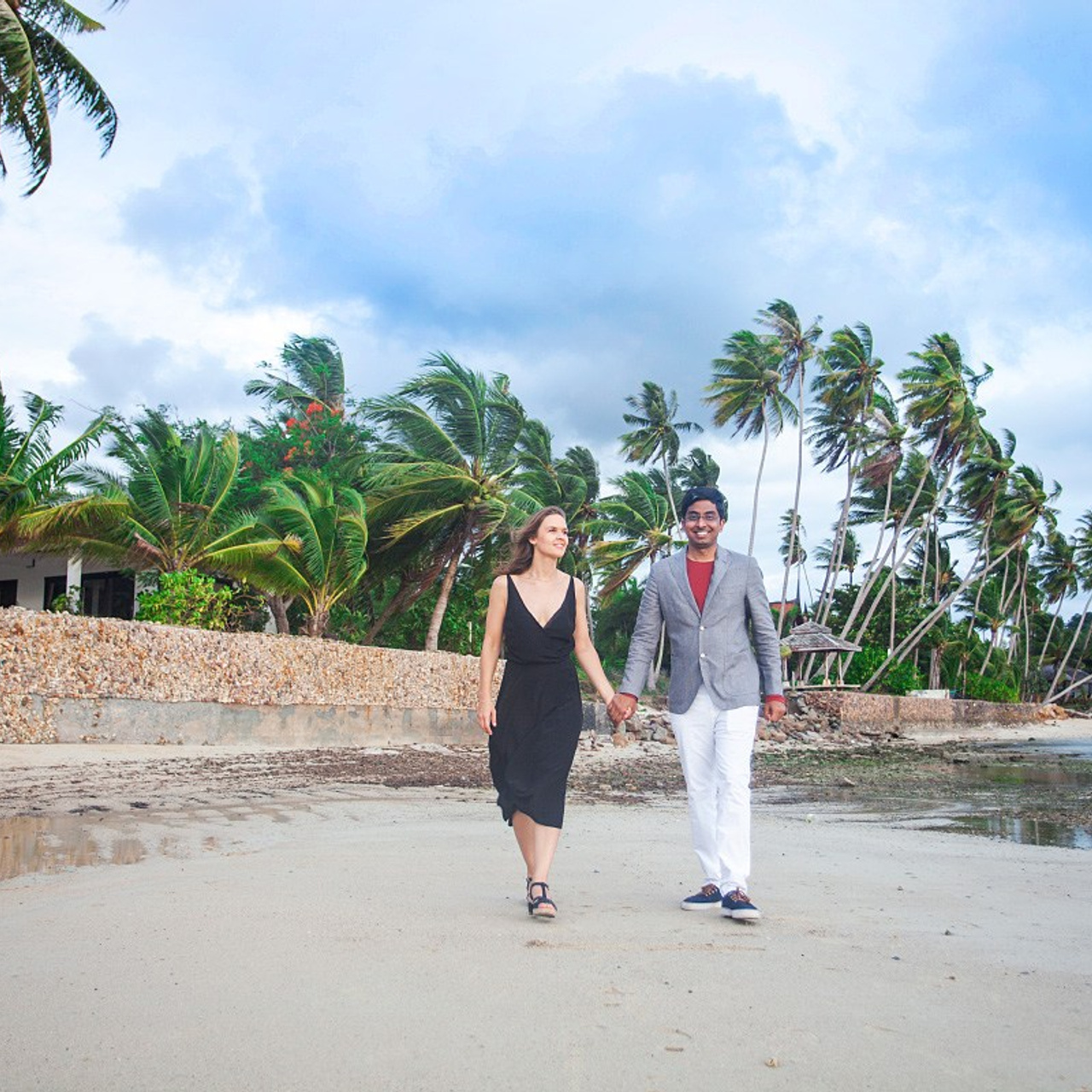 Photo. Romantic proposal on Koh Samui, Thailand