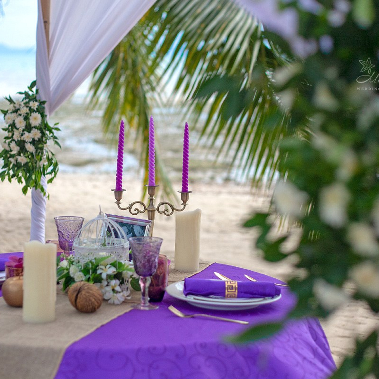 Photo. Romantic proposal on Koh Samui, Thailand