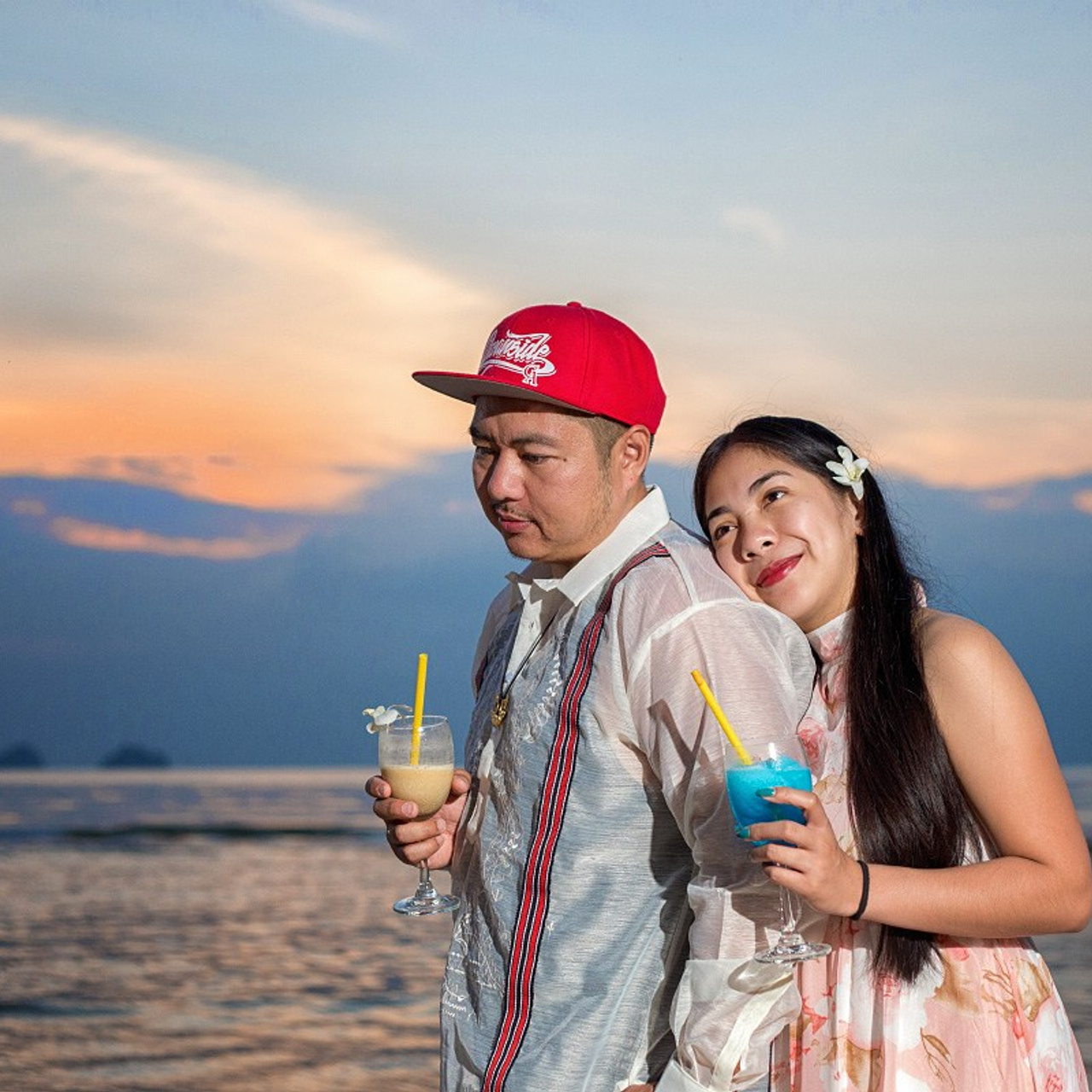 Photo. Romantic proposal on Koh Samui, Thailand