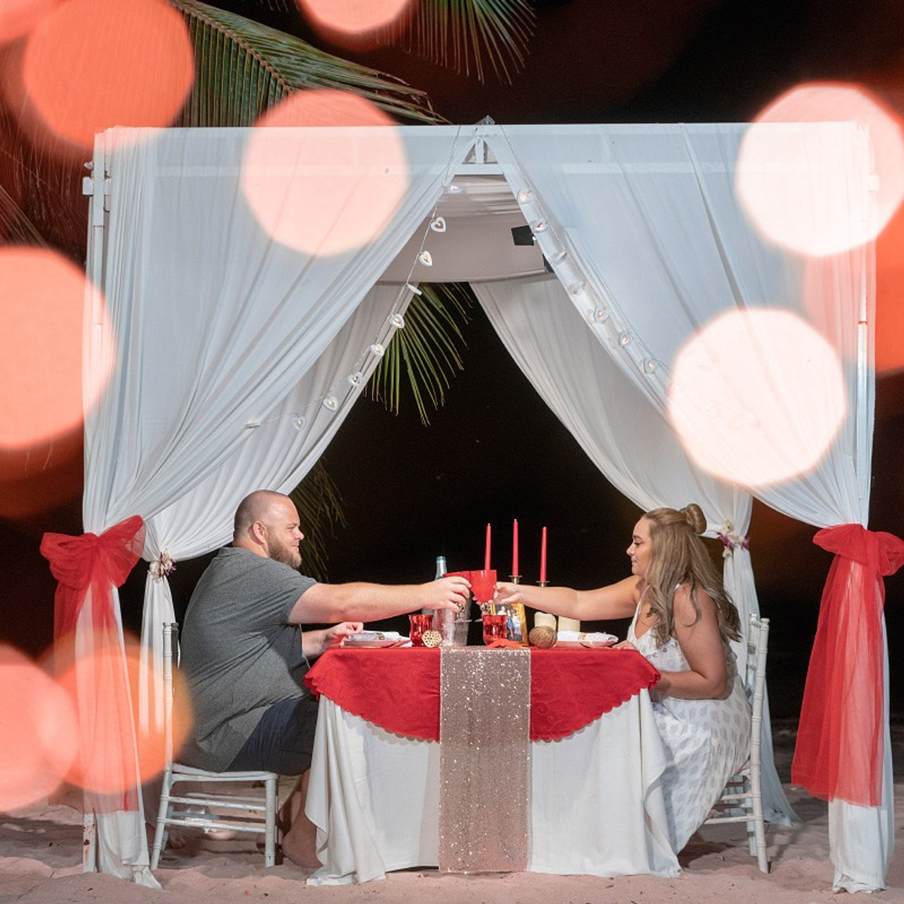 Photo. Romantic proposal on Koh Samui, Thailand