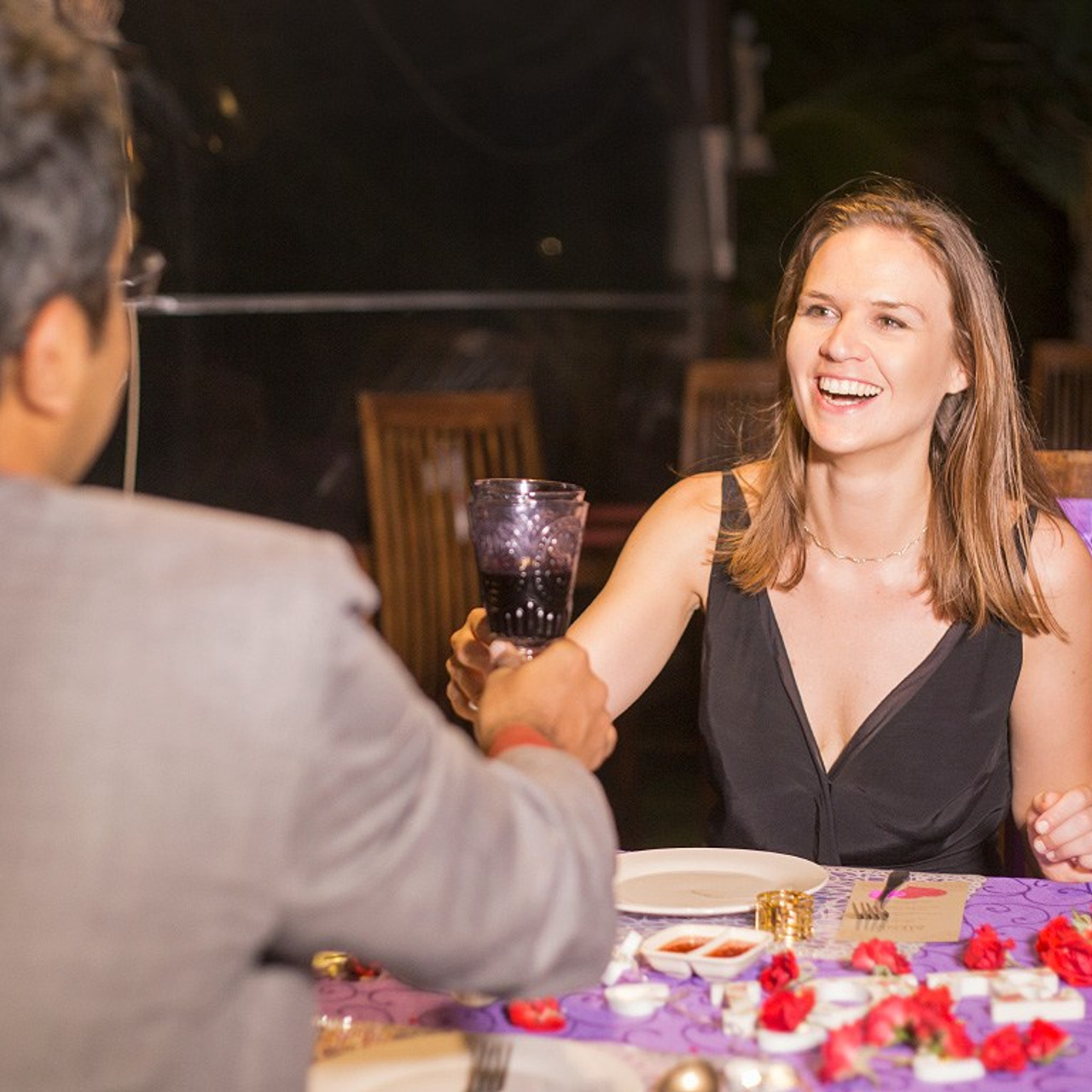 Photo. Romantic proposal on Koh Samui, Thailand