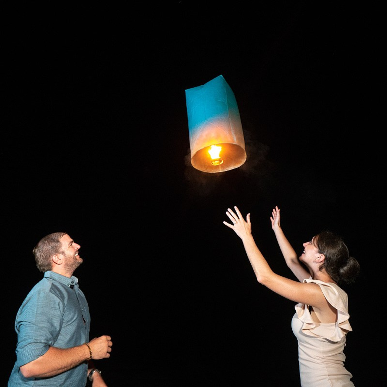 Photo. Romantic proposal on Koh Samui, Thailand