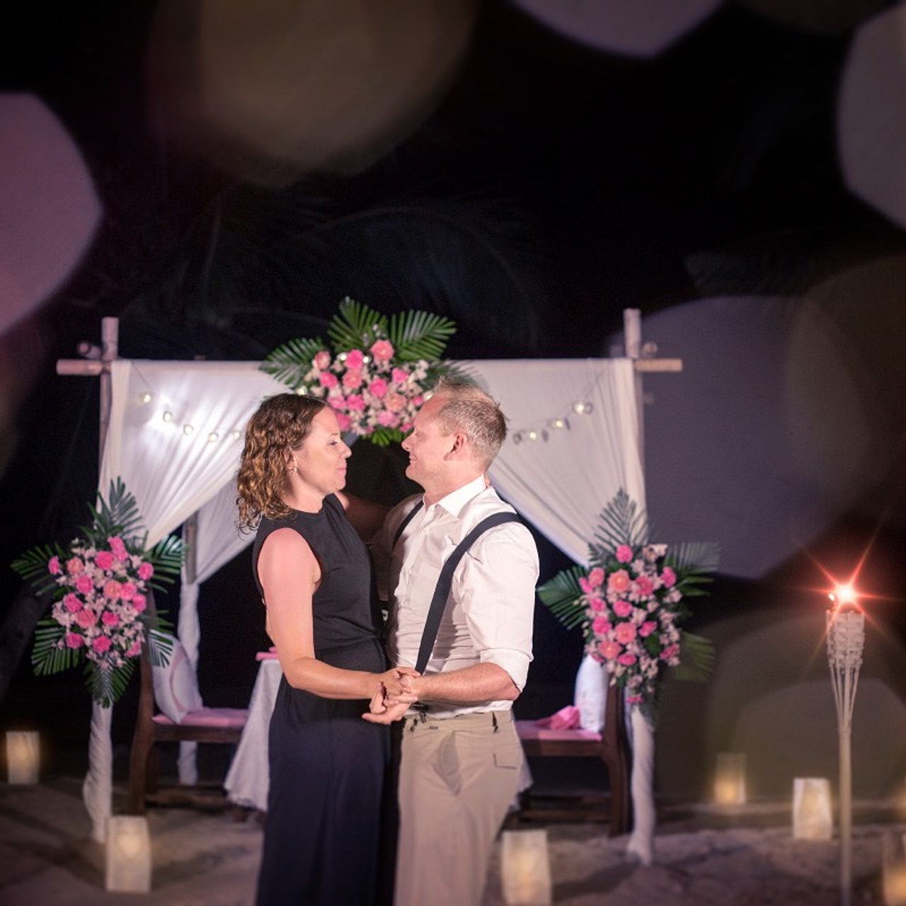 Photo. Romantic proposal on Koh Samui, Thailand