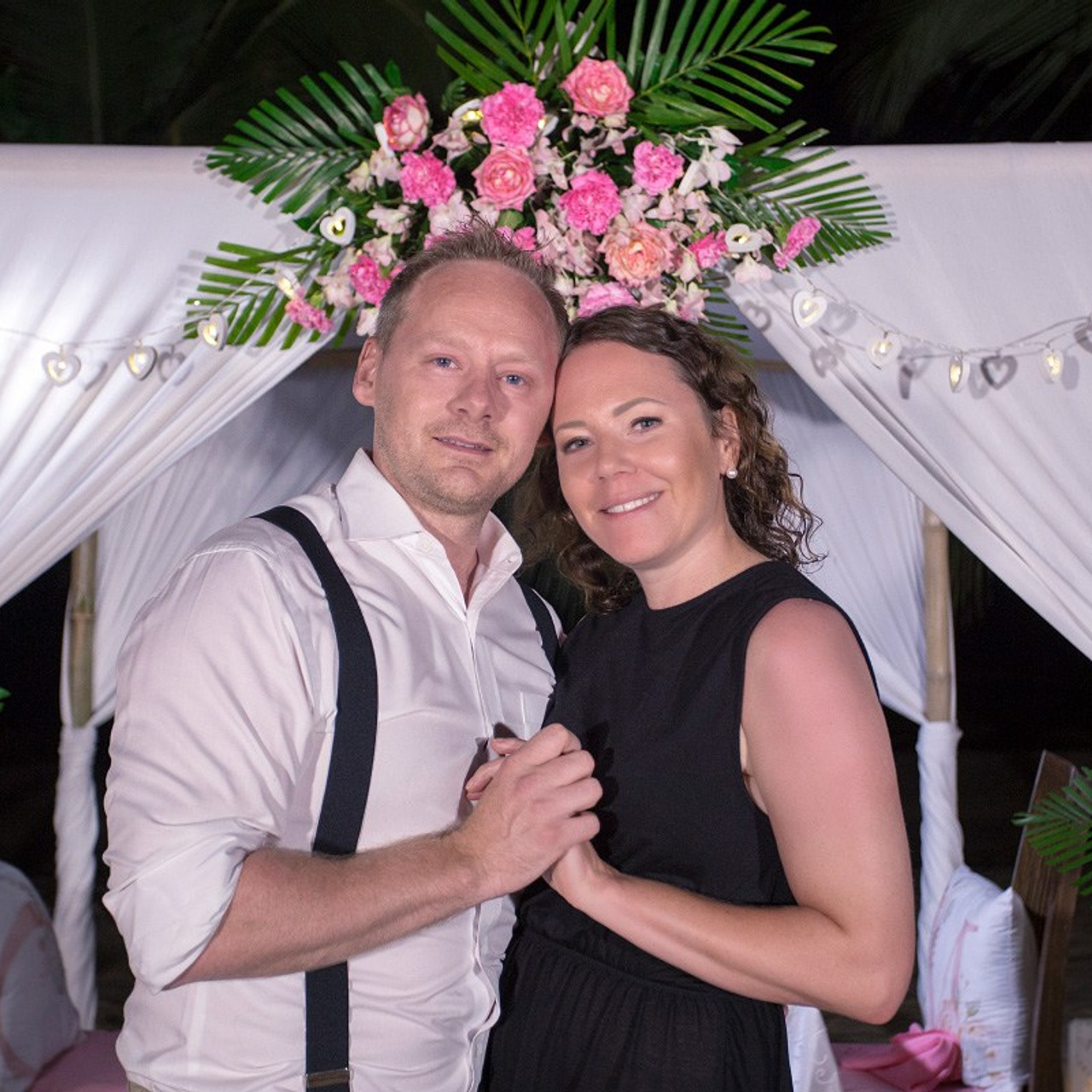 Photo. Romantic proposal on Koh Samui, Thailand