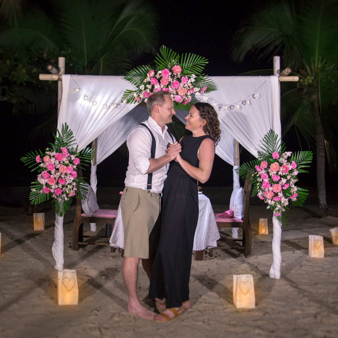 Photo. Romantic proposal on Koh Samui, Thailand