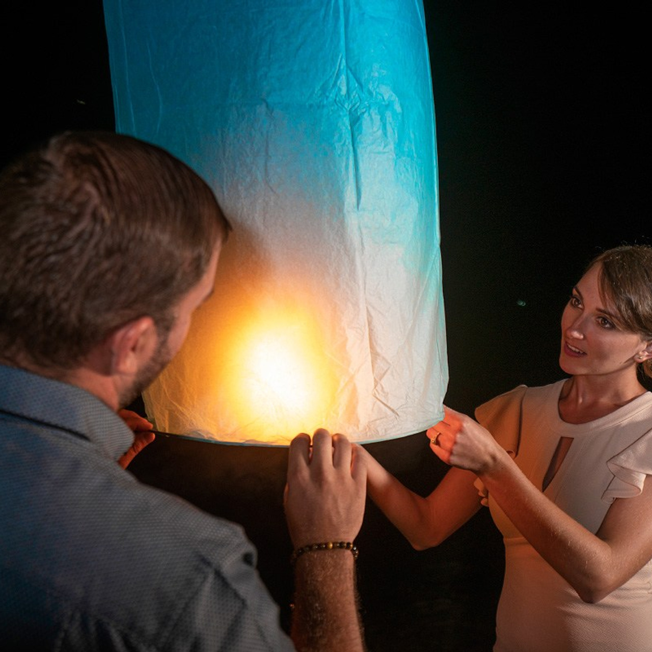 Photo. Romantic proposal on Koh Samui, Thailand