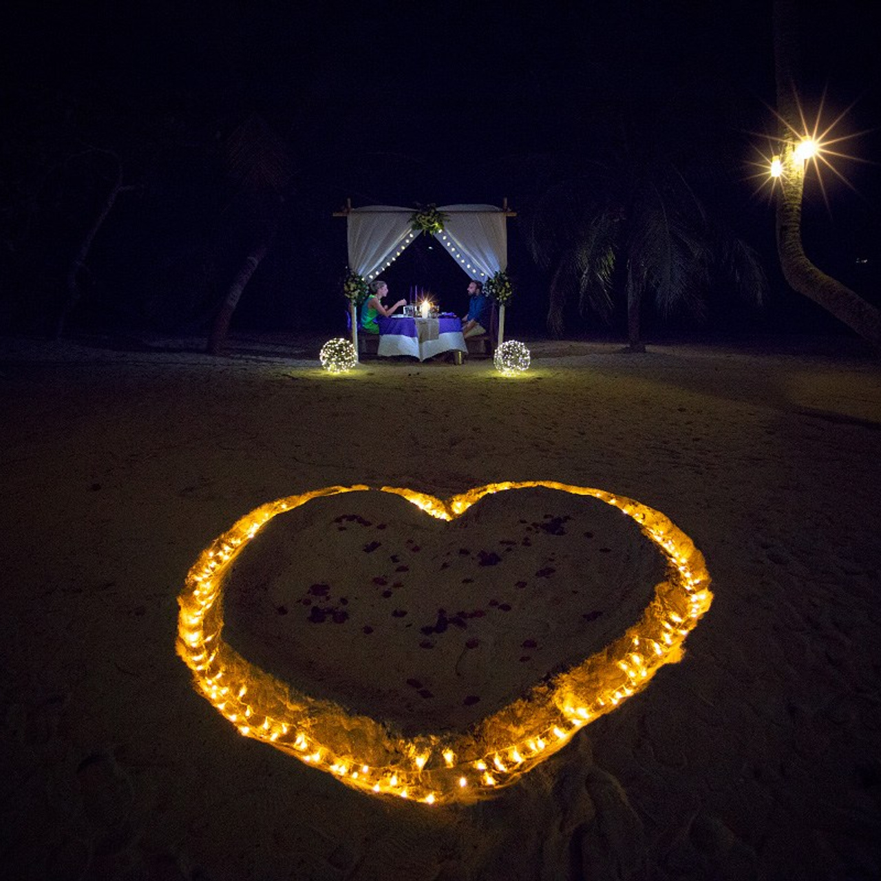 Photo. Romantic proposal on Koh Samui, Thailand
