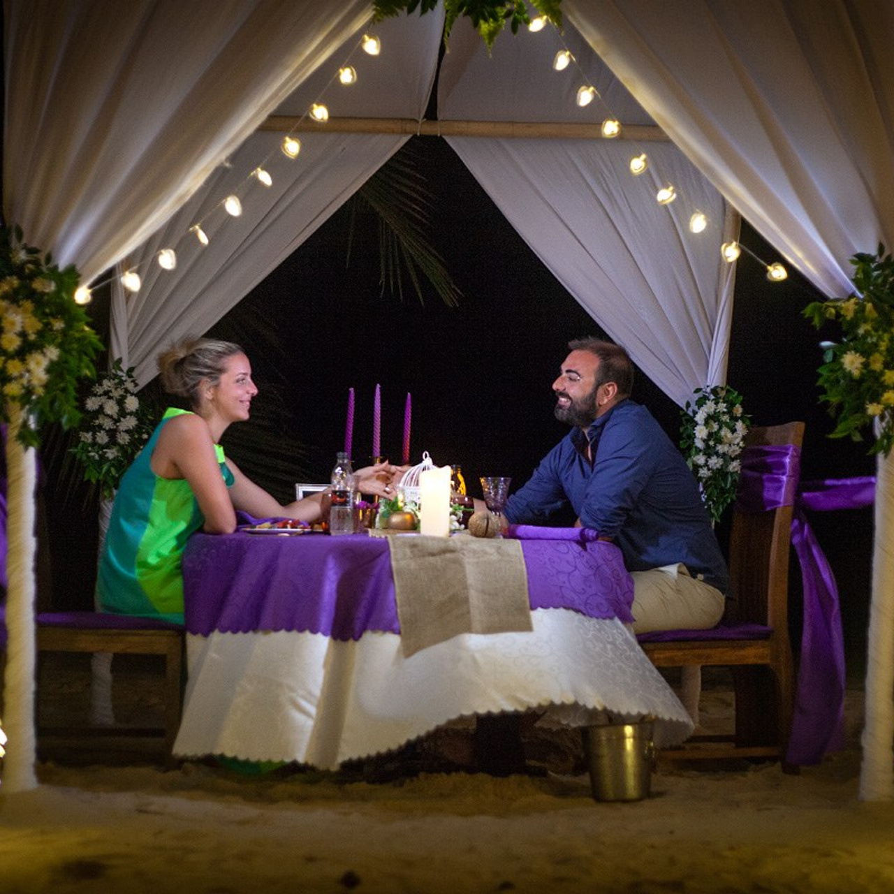 Photo. Romantic proposal on Koh Samui, Thailand