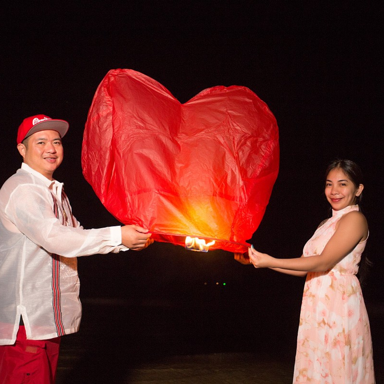 Photo. Romantic proposal on Koh Samui, Thailand