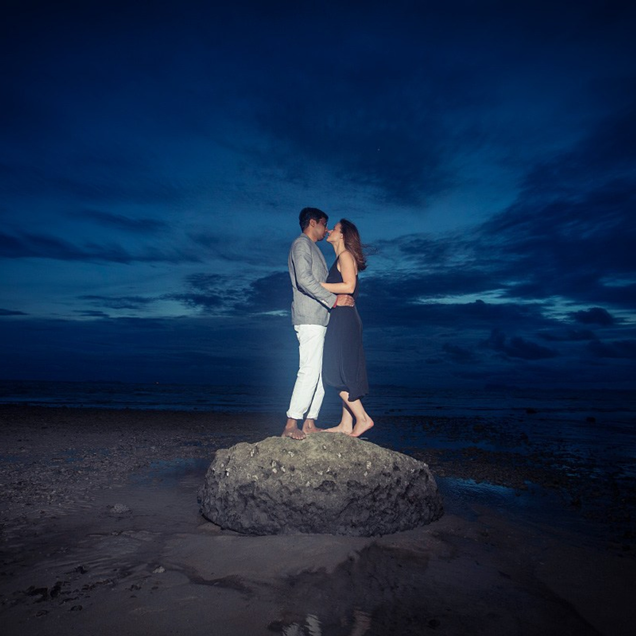 Photo. Romantic proposal on Koh Samui, Thailand