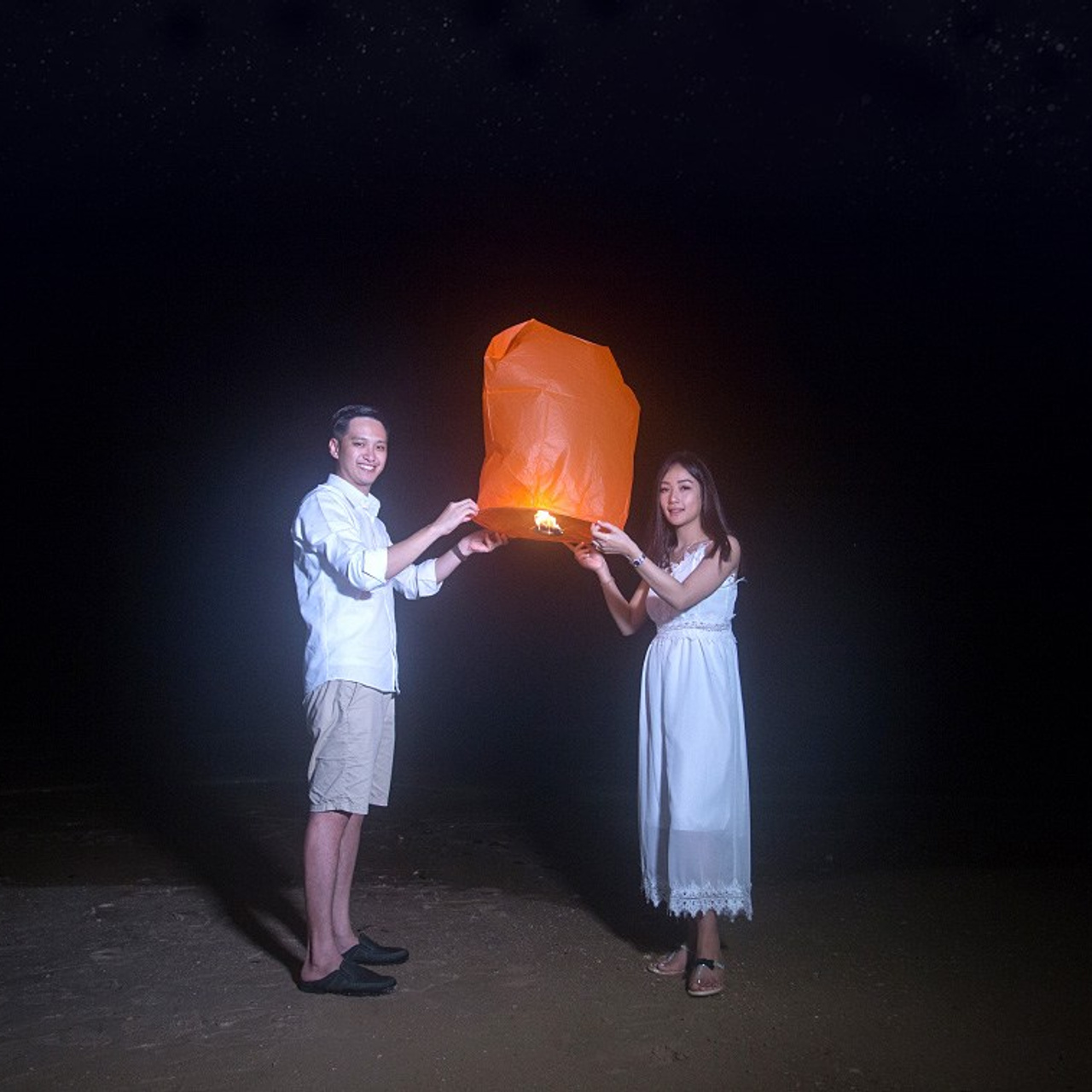 Photo. Romantic proposal on Koh Samui, Thailand