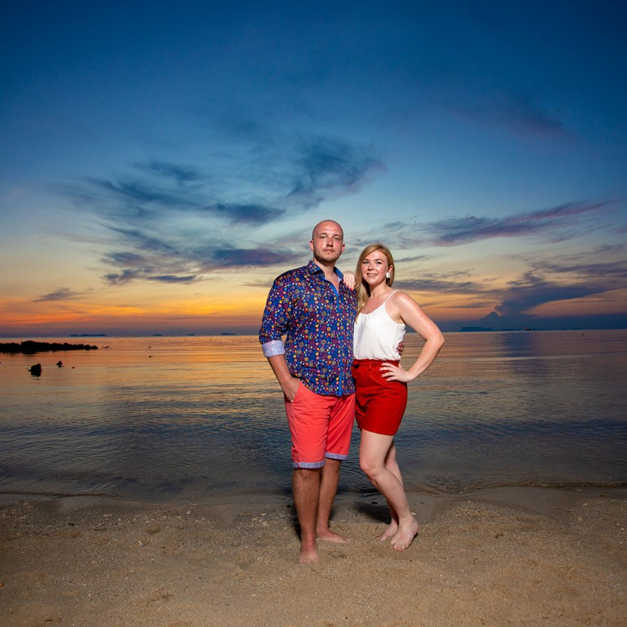 Photo. Romantic proposal on Koh Samui, Thailand