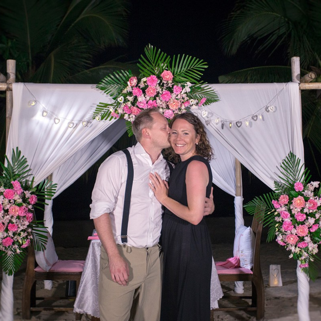 Photo. Romantic proposal on Koh Samui, Thailand
