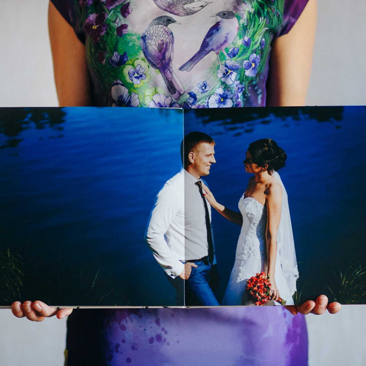 Īsta kāzu ģimenes fotogrāmata - roku darbs