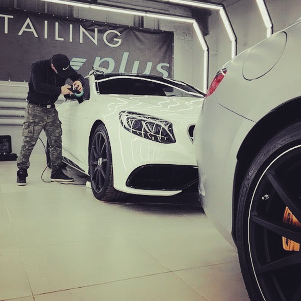 Локальная полировка Mercedes Benz Chisinau Moldova мастер детейлинга Max Shiller 