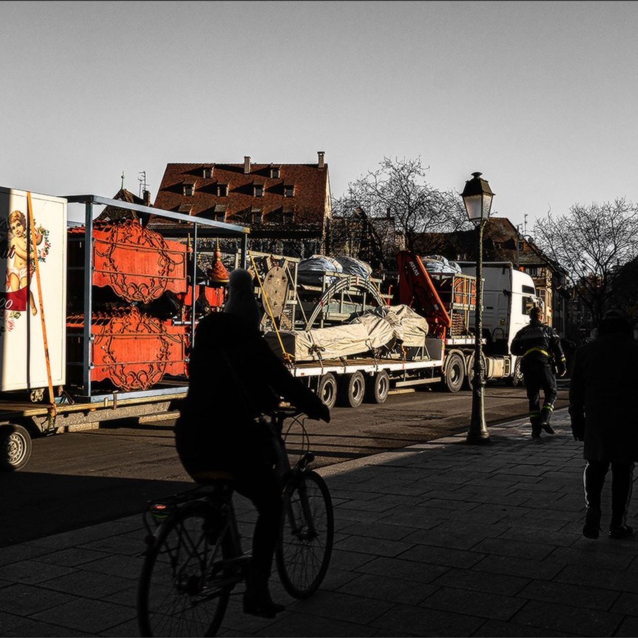 Etang gelé de l'Orangerie et ensoleillé mais froid Strasbourg. Photographe à Strasbourg | Portraits, Studio, Enfants, Événements