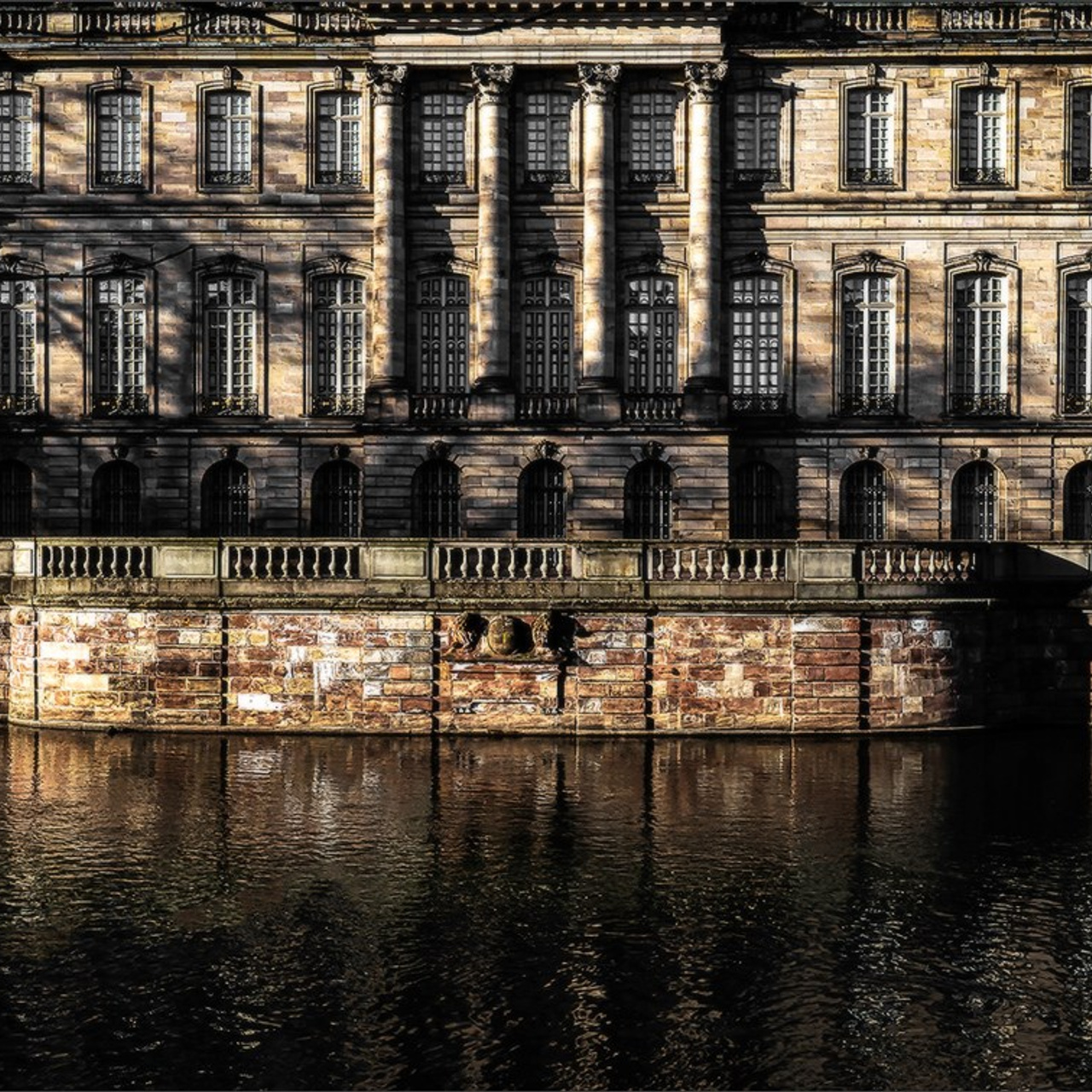 Etang gelé de l'Orangerie et ensoleillé mais froid Strasbourg. Photographe à Strasbourg | Portraits, Studio, Enfants, Événements