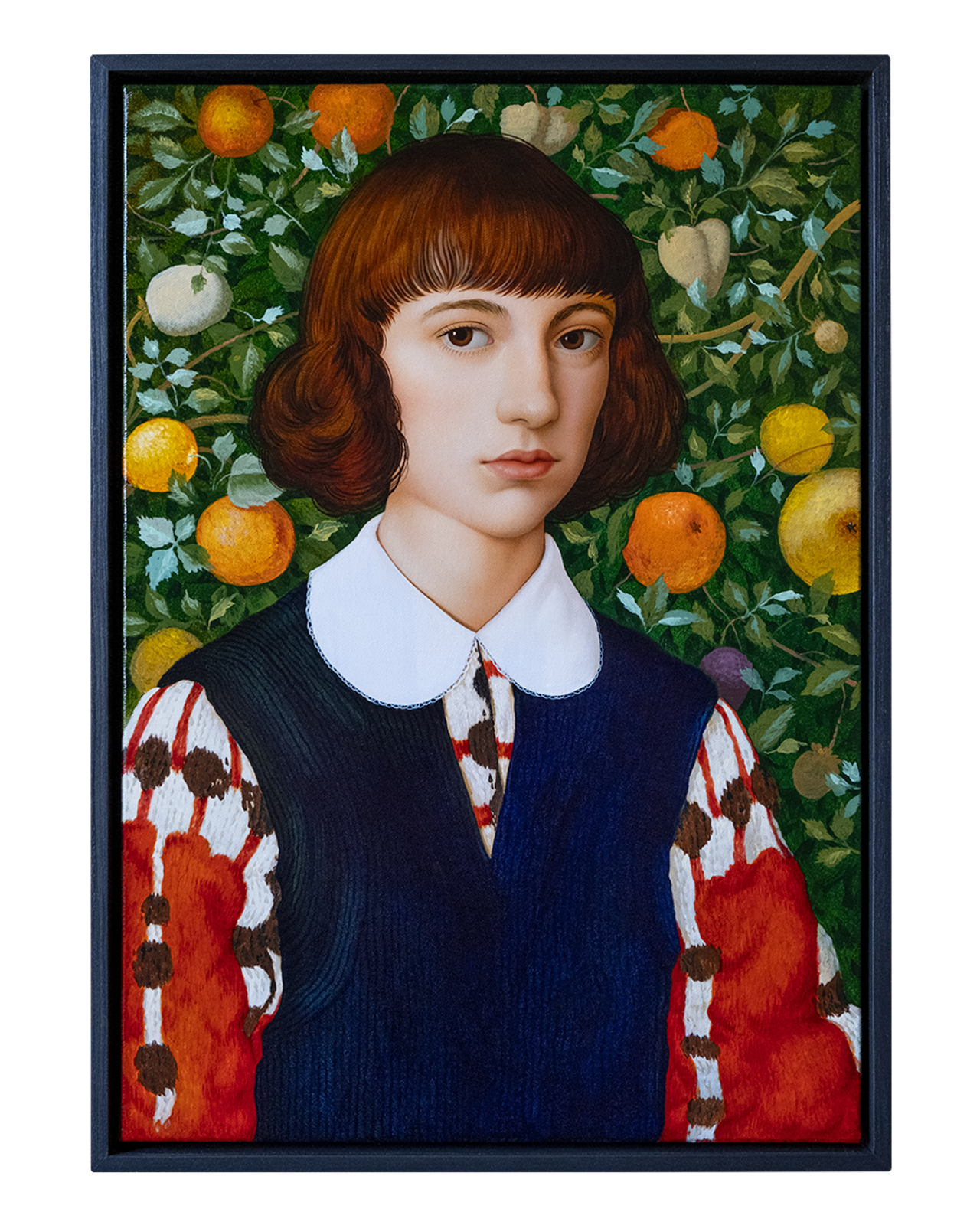 Portrait in a Blue Vest