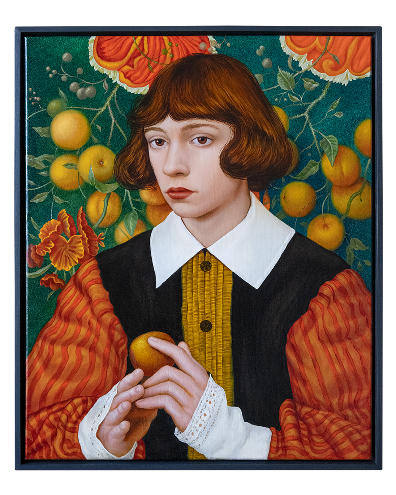 Portrait with a Peach